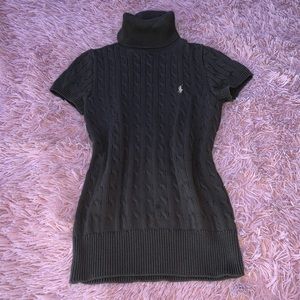 Ralph Lauren sport cable knit turtleneck size-M 💕